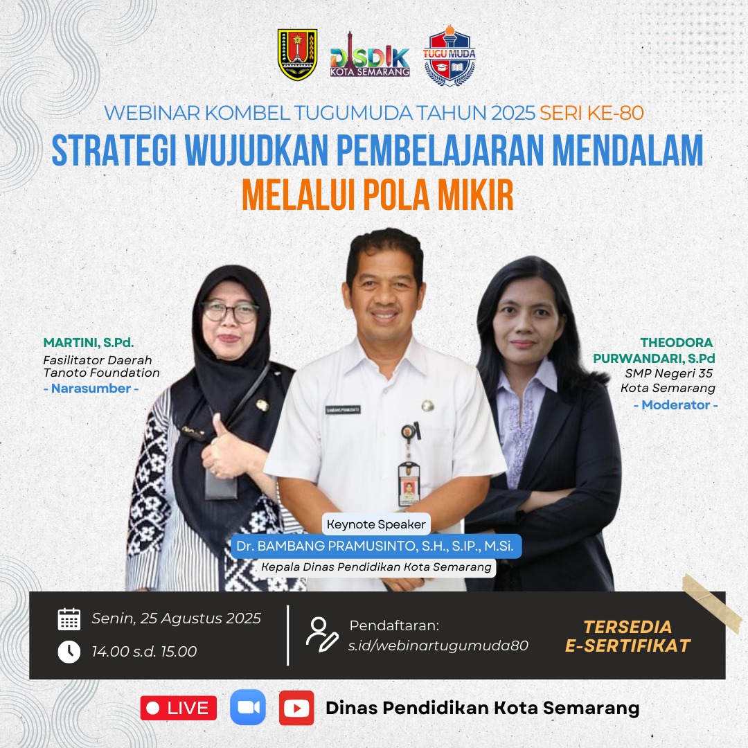 WEBINAR KOMUNITAS BELAJAR TUGUMUDA SERI KE-80